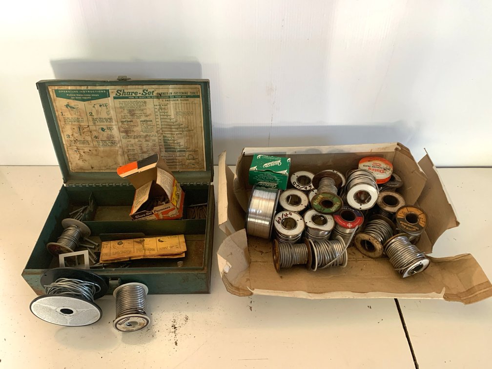 Ramset Fastening Kit and Assorted Wire Solder Lot