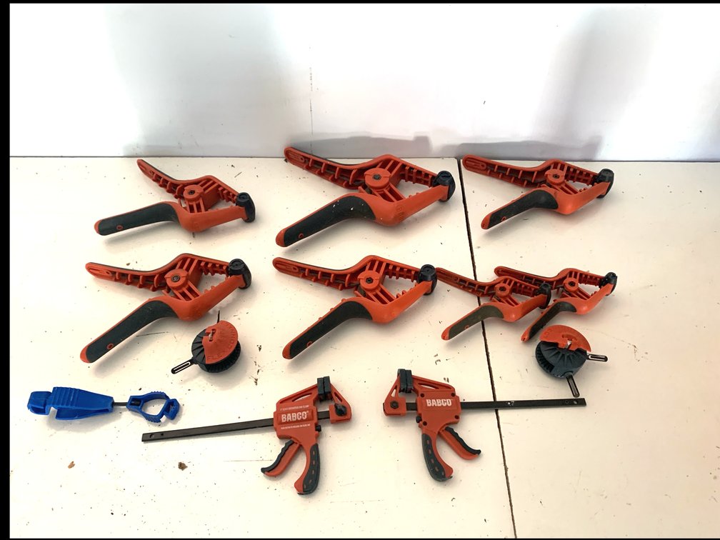 BABCO 6" Ratcheting Bar Clamps, Spring Clamps, and Accessories