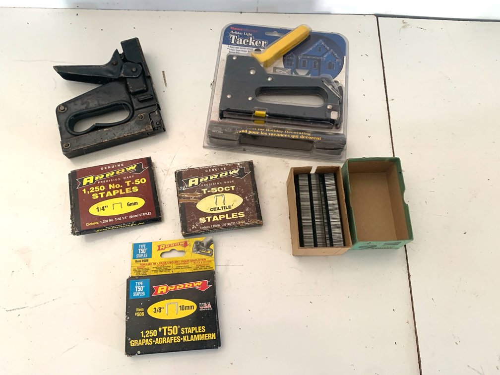 Manual Staple Guns and Arrow Fasteners Lot