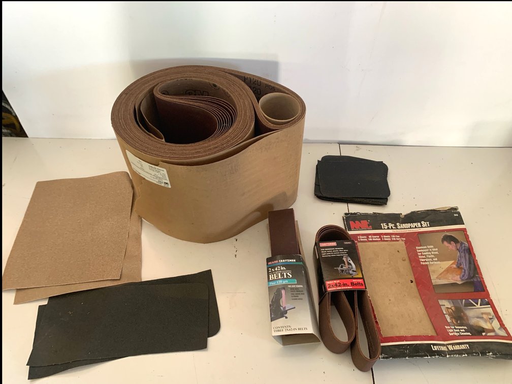 3M and Craftsman Sanding Belts and Abrasives