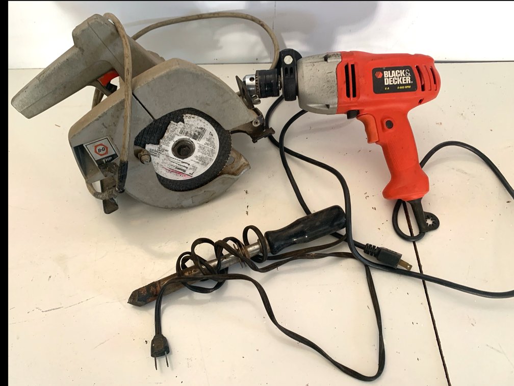 Black & Decker Power Tools and Electric Soldering Iron