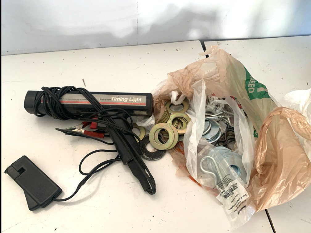 Sears Inductive Timing Light and Hillman Fasteners Lot