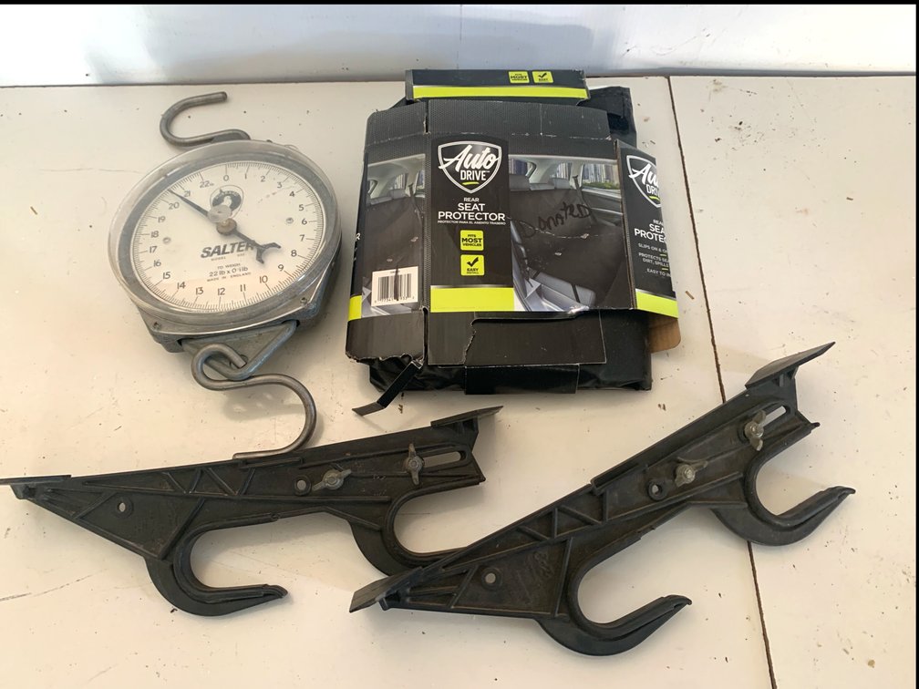 Salter Hanging Scale, Auto Drive Seat Cover & Mounting Rack