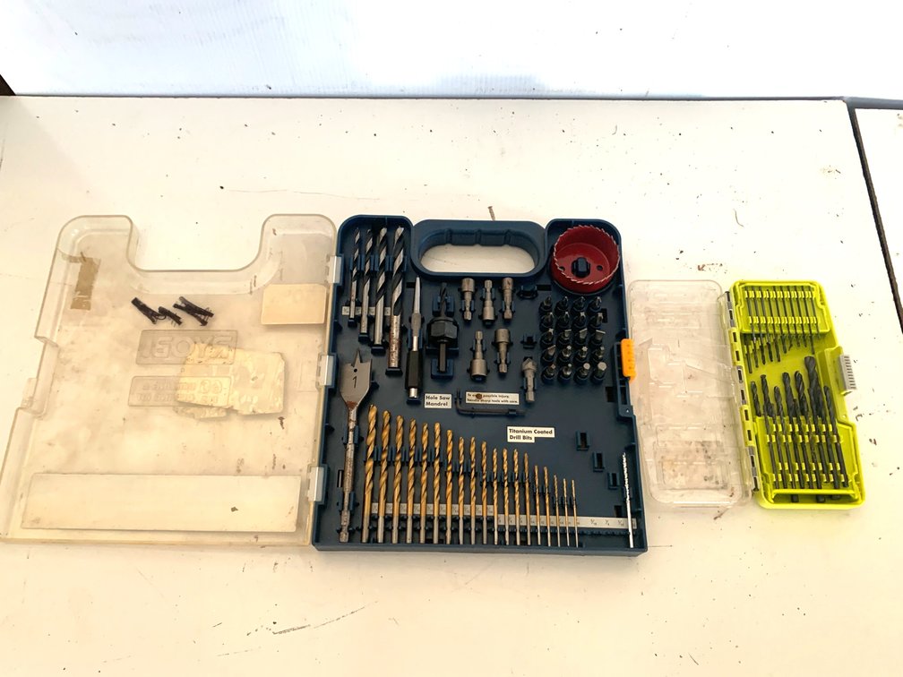 Ryobi Drilling and Driving Bit Sets, Models A986001 & A973501
