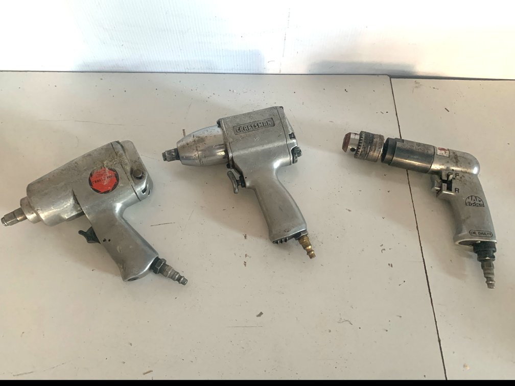 Craftsman & Mac Tools Pneumatic Impact Wrenches and Drill