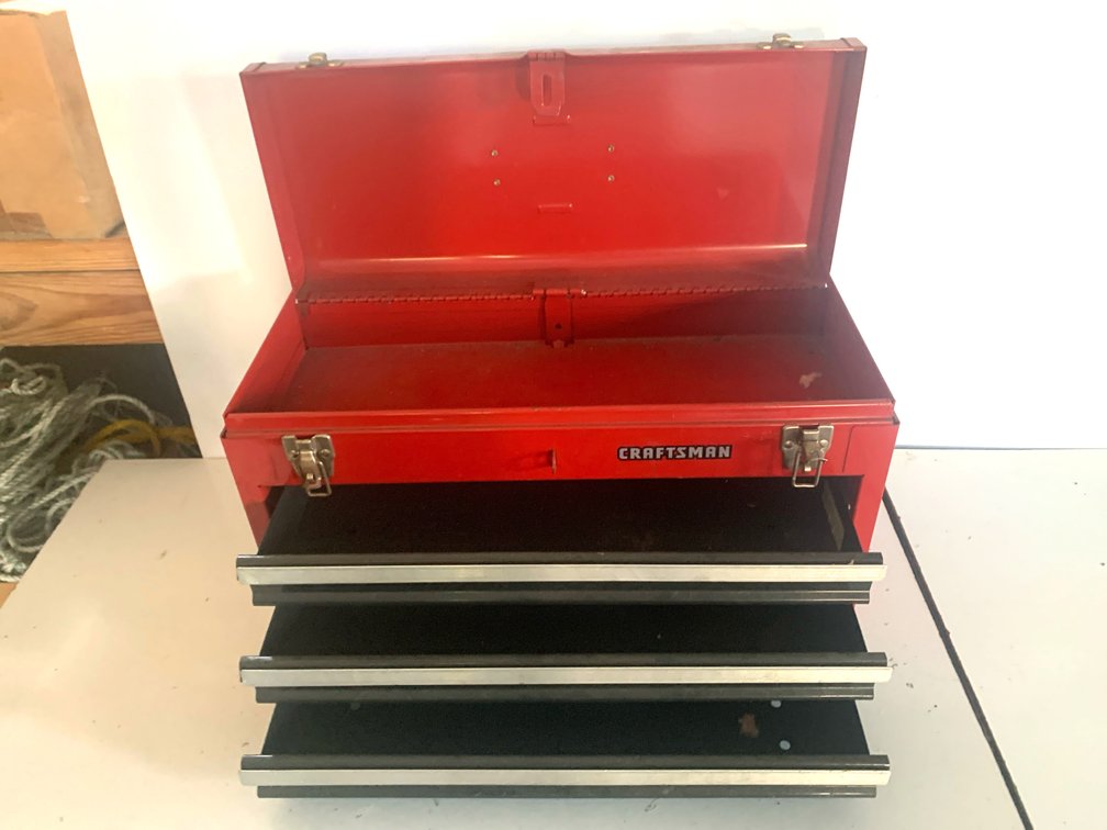 Craftsman 3-Drawer Portable Metal Tool Box