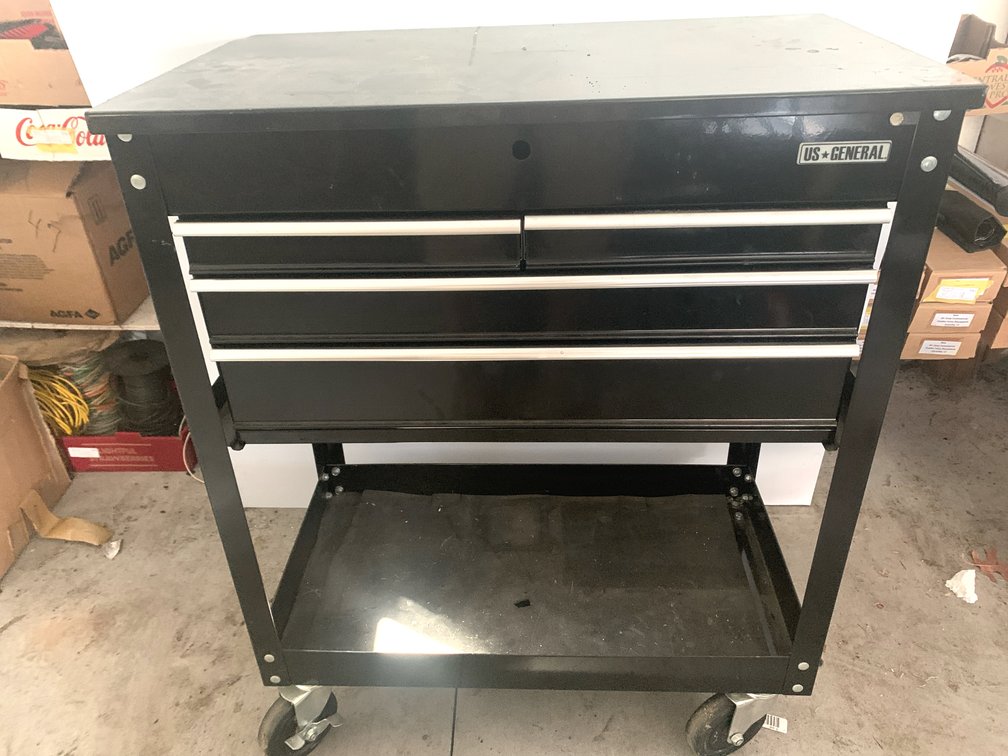 US General 4-Drawer Mechanic's Roller Tool Cart