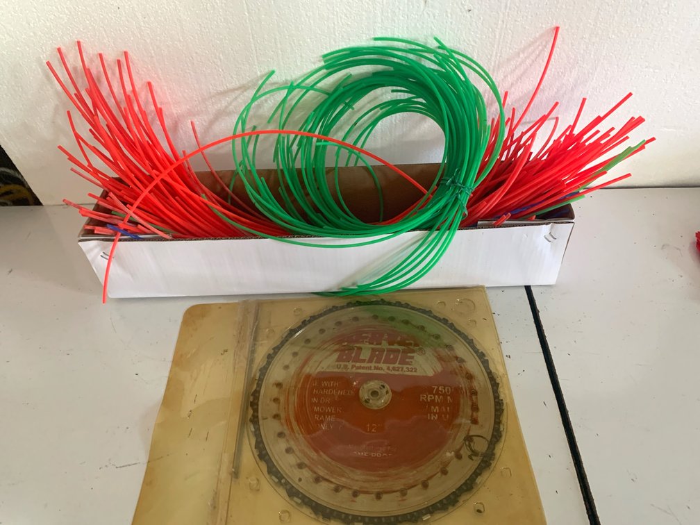 12 in Brush Cutter Blade and String Trimmer Line