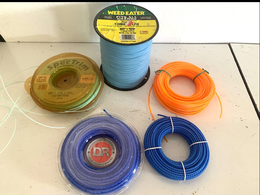 String Trimmer Line Spools, Dispensers, and Coils