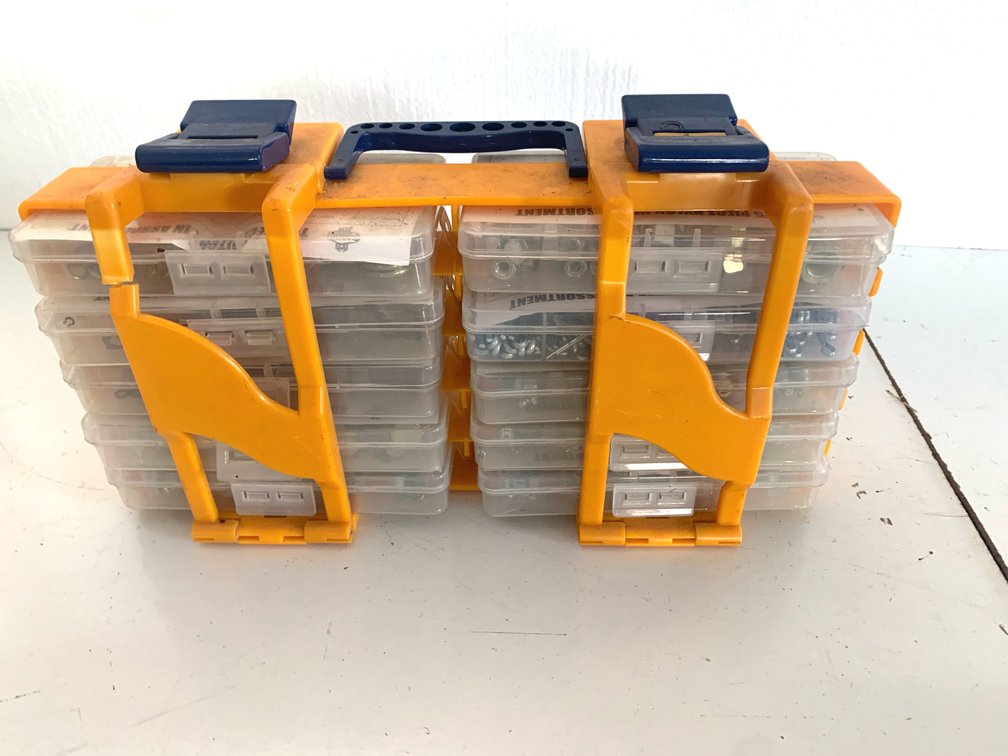 Hardware Assortment Cases with Portable Organizer Caddy