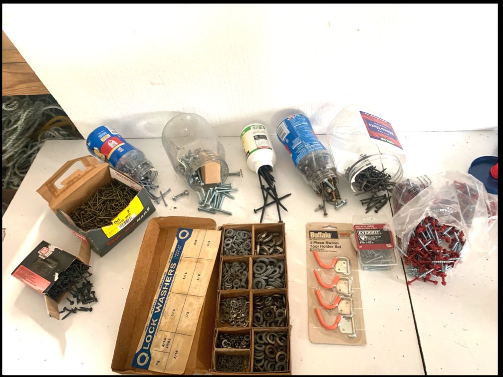 Fasteners, Nails, Washers, Tool Holders, and More