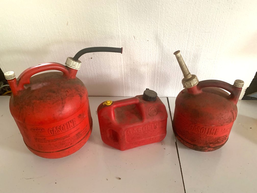 Three Gasoline Cans