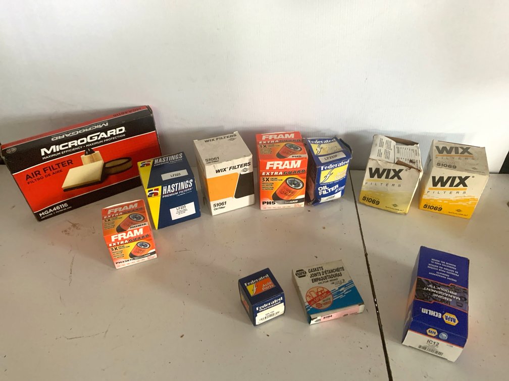 Automotive Filters, Ignition Coil, Thermostat, and Gasket