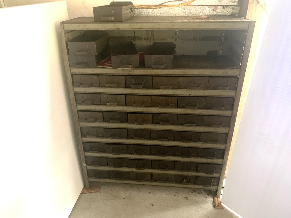 Metal Multi-Drawer Parts Storage Cabinet