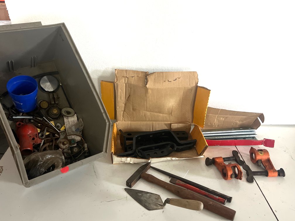 Hand Tools, Pipe Clamps, Brackets, and Hardware