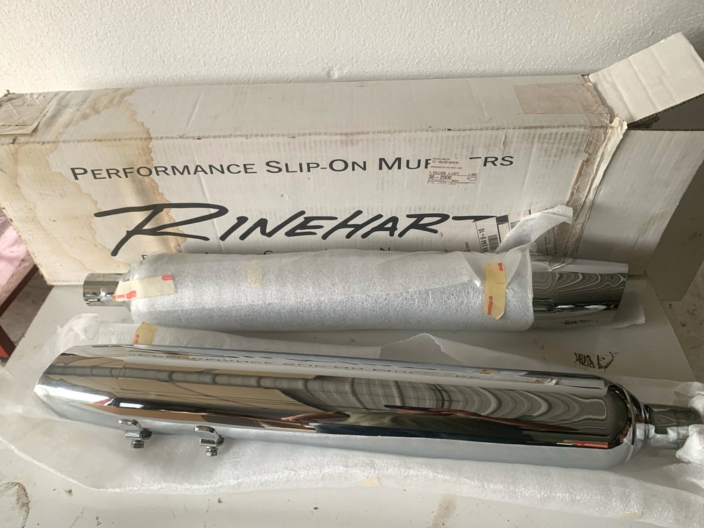 Chrome Slip-On Motorcycle Mufflers