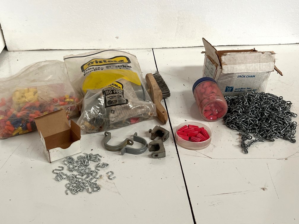 Jack Chain, Wire Connectors, Hardware Clamps, and More