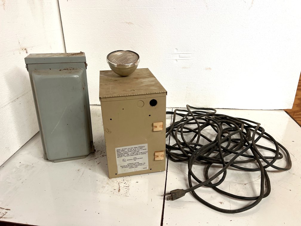 Emergency Lighting Unit and Metal Electrical Enclosure