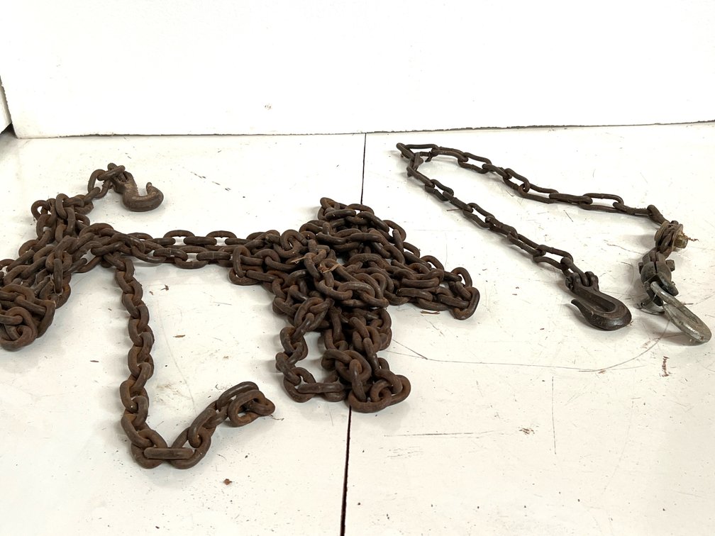 Steel Chains with Grab and Clevis Hooks