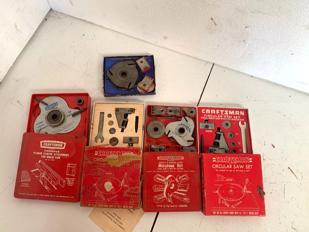 Craftsman Bench and Radial Saw Attachment Sets,