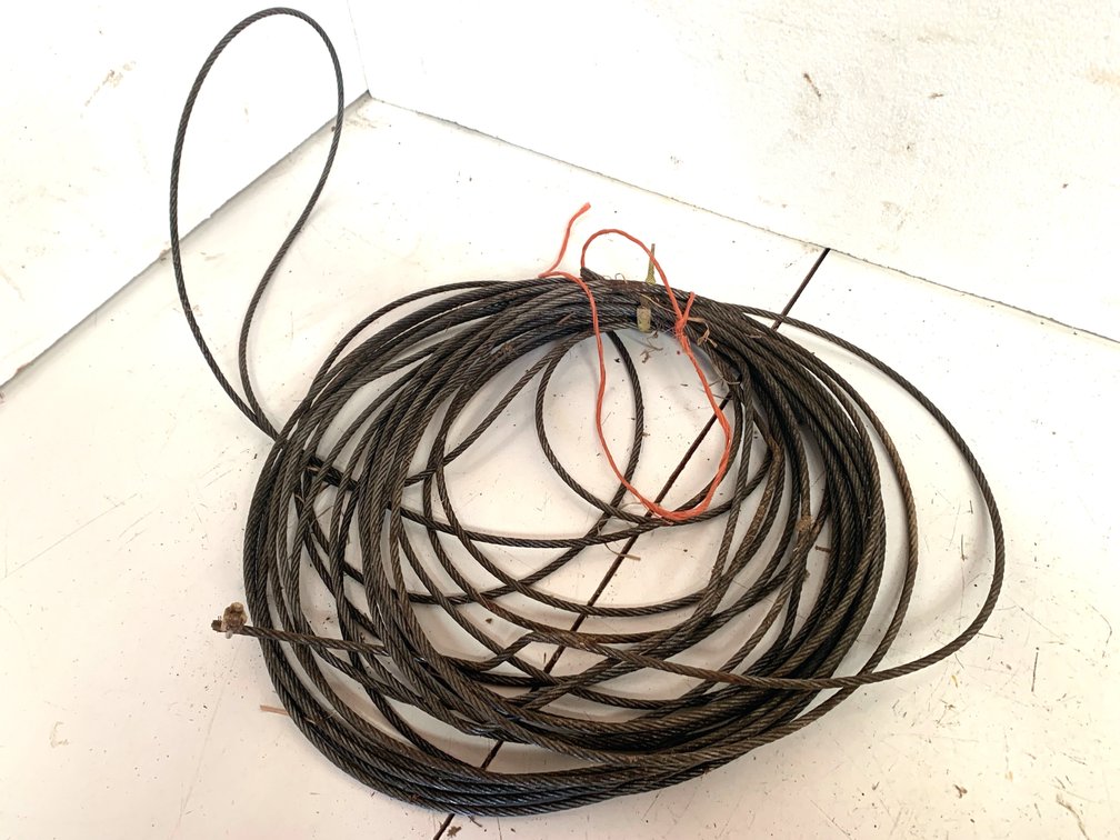 Coiled Steel Wire Rope with Cable Clamp