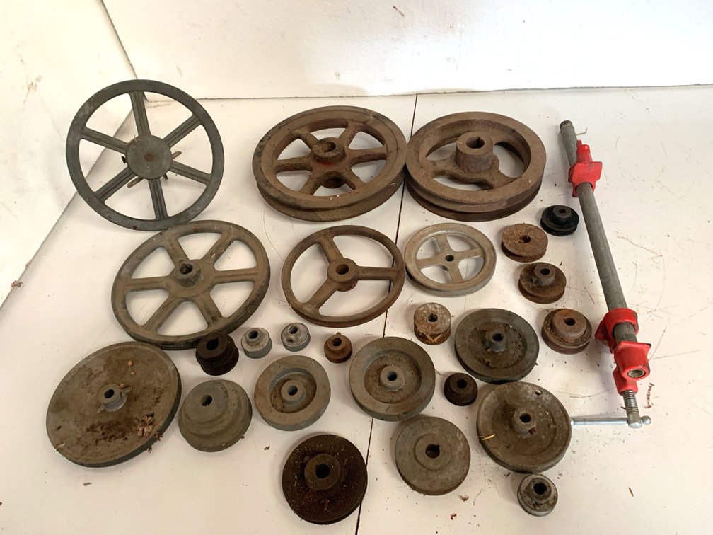 Cast Iron and Aluminum Pulleys, Handwheels, and Pipe Clamp
