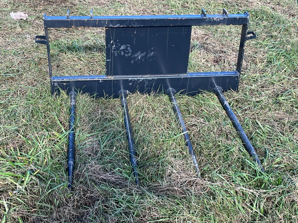 JCT 4-Tine Skid Steer Bale Spear