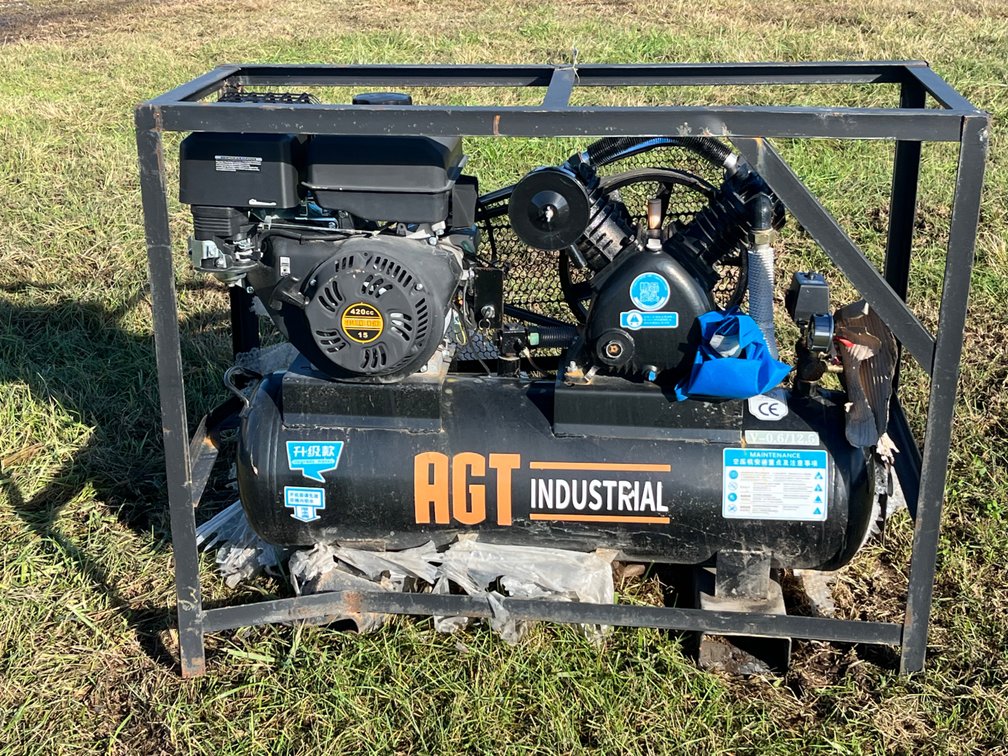 AGT Industrial 420cc Gas-Powered Air Compressor