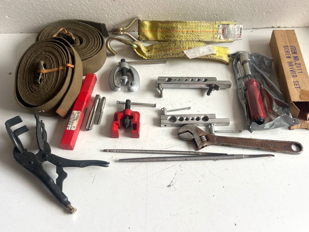 Flaring Tools, Tie-Down Straps, Hand Tools, and More