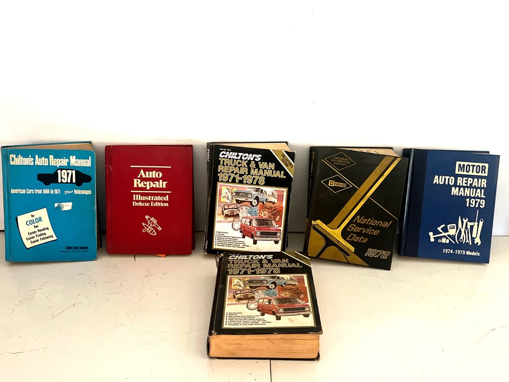 Automotive Repair and Service Manual Hardcover Books