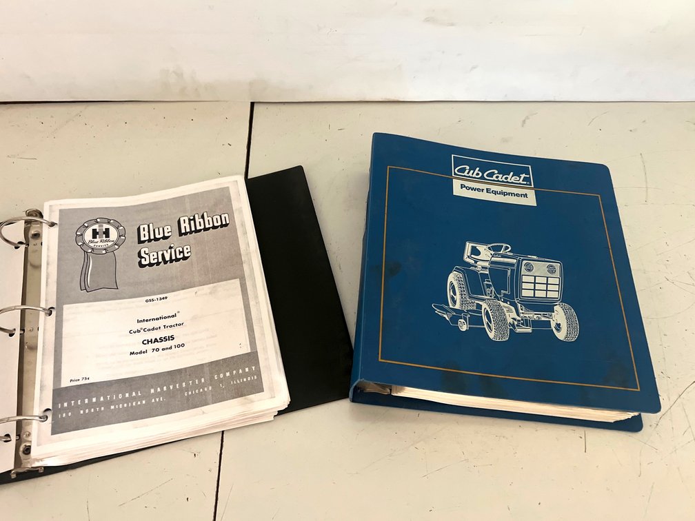 Cub Cadet Tractor Service Manual and Parts Catalog