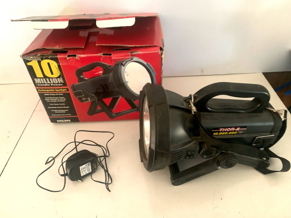 Cyclops Thor-X 10 Million Candle Power Rechargeable Spotlight