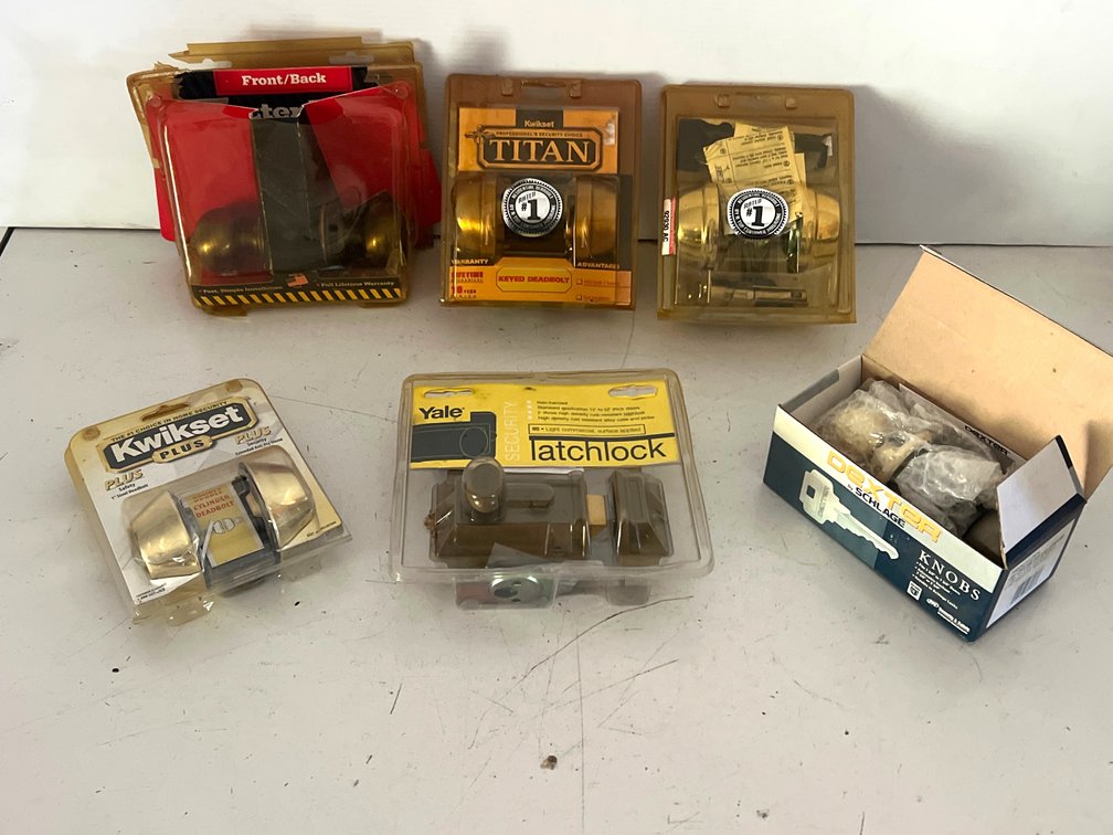 Deadbolts, Door Knob Sets, and Surface Latchlock