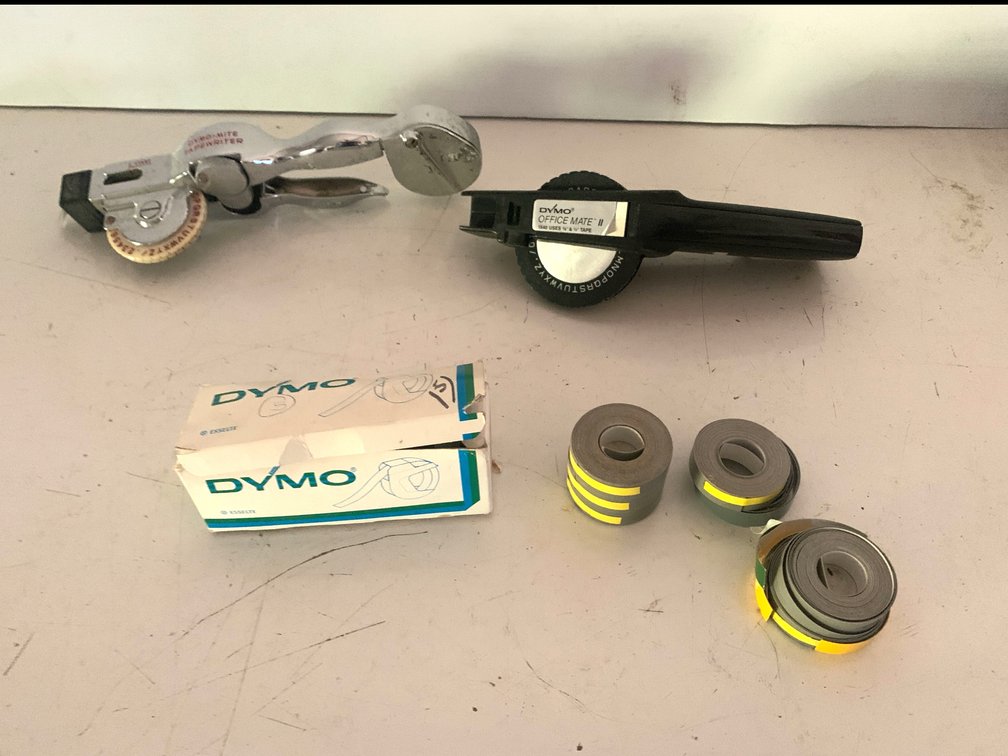 Dymo Embossing Label Makers with Tape