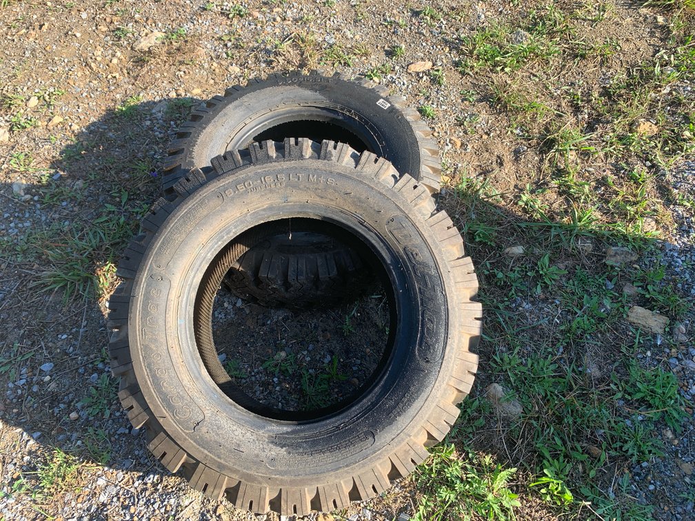 Two Cargo Trac 9.50-16.5 LT Light Truck Tires