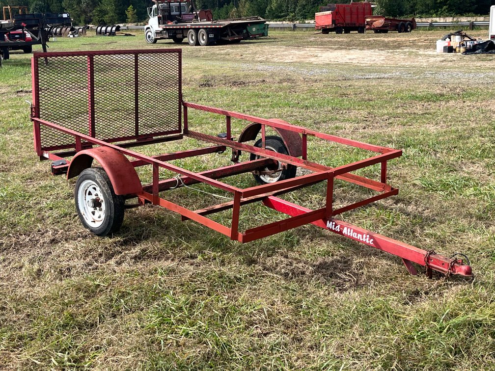 Mid-Atlantic Single-Axle Utility Trailer with Ramp Gate