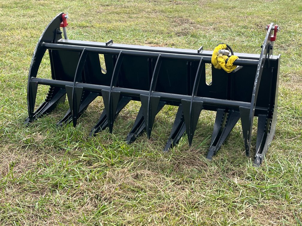 78” Skid Steer Hydraulic Root Grapple Attachment
