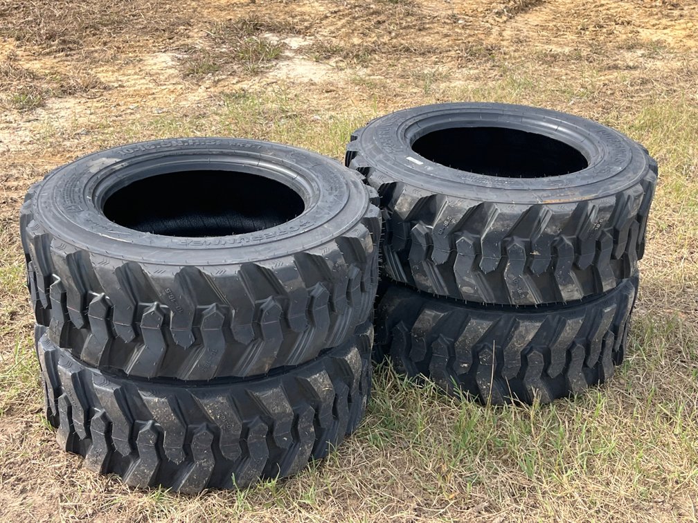 (4) Forerunner 10-16.5 SKS-1 Skid Steer Tires