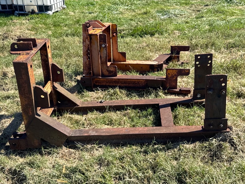 Two Snow Plow Mount Frames