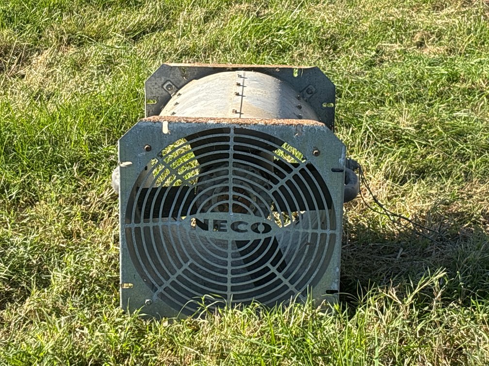 NECO Galvanized Steel Tube Axial Aeration Fan