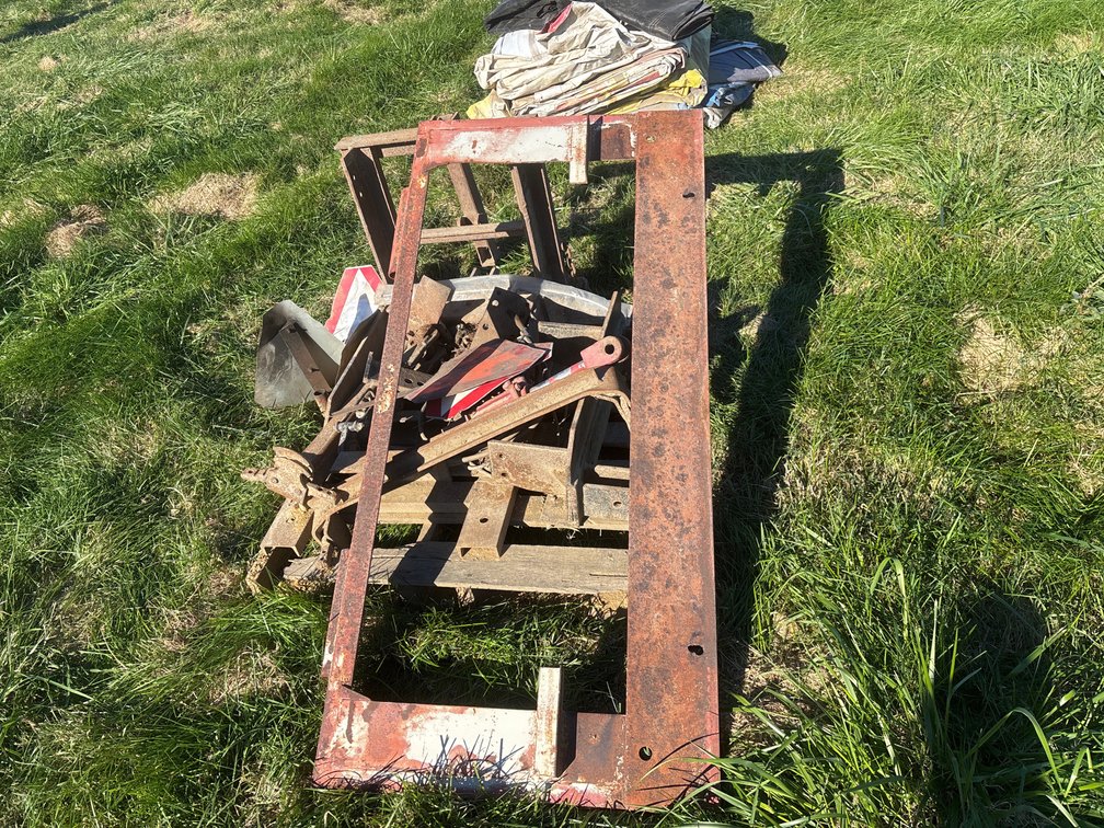 Steel Implement Frame, Hydraulic Cylinder, and Brackets
