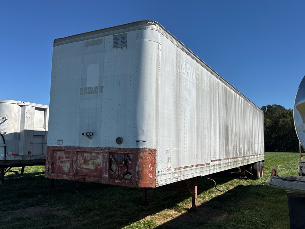 1984 Fruehauf 48 Ft Enclosed Dry Van Semi-Trailer