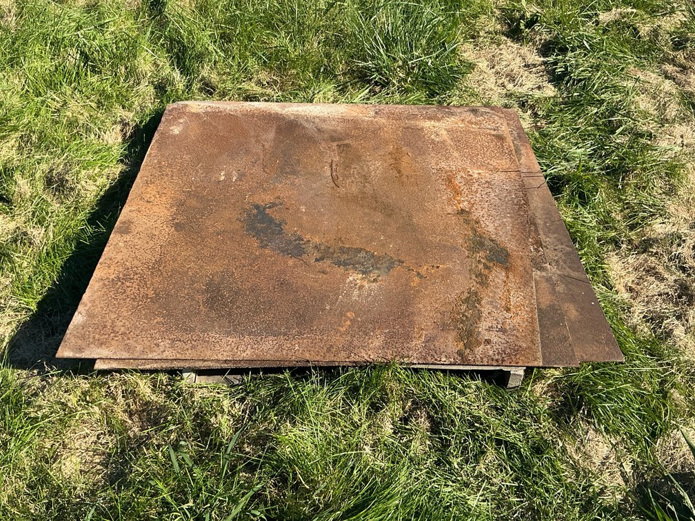 Two Steel Sheet Plates