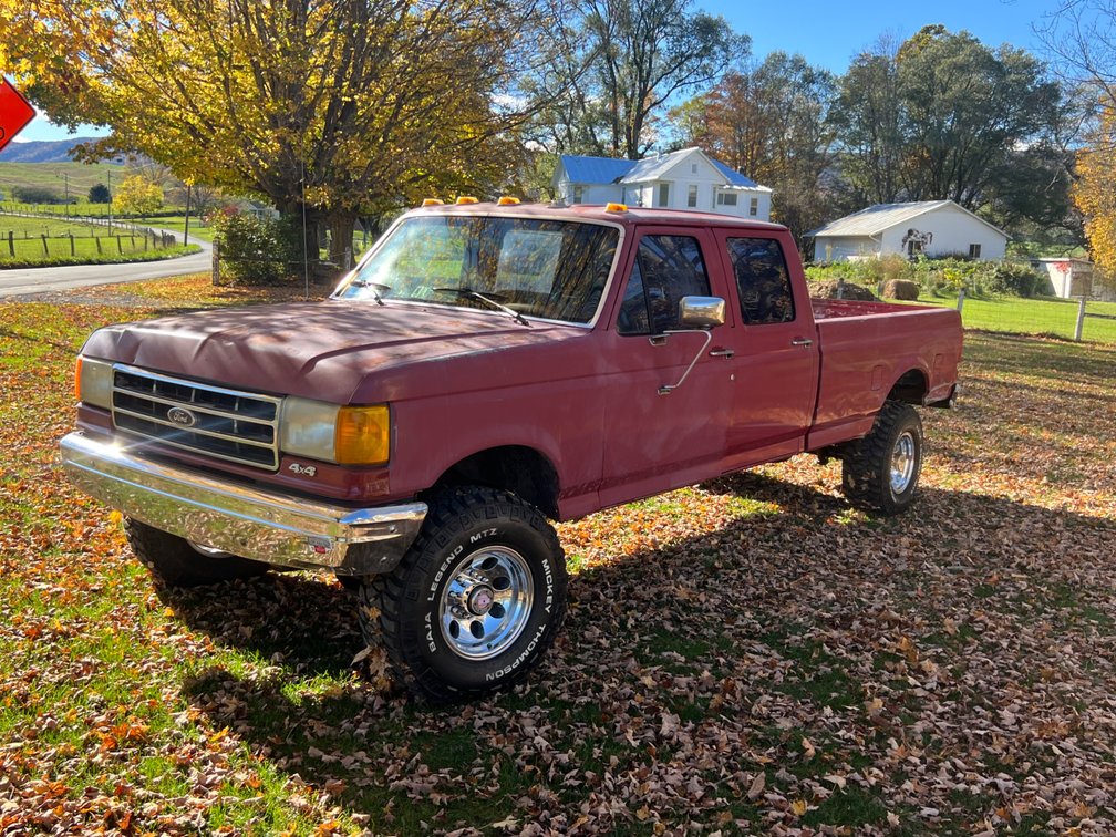 1989 FORD F350 CREW CAB 4x4