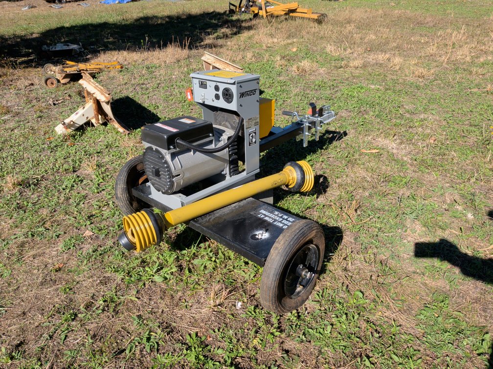 Winco 15 KW PTO Generator On Cart