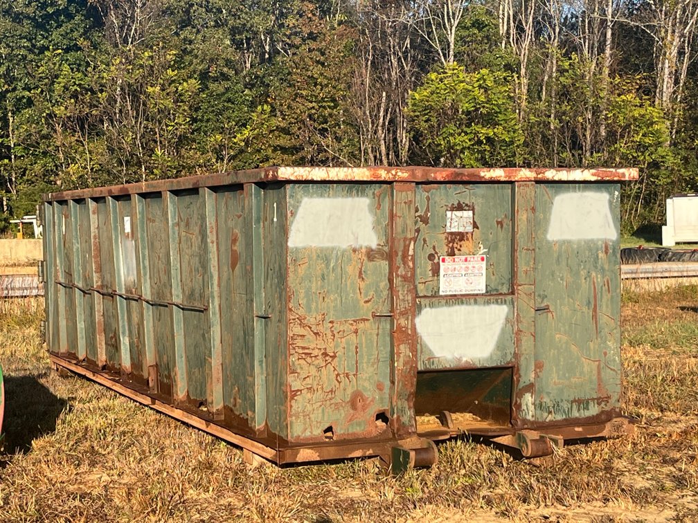 30 Yard Roll-Off Dumpster Container with Rollers
