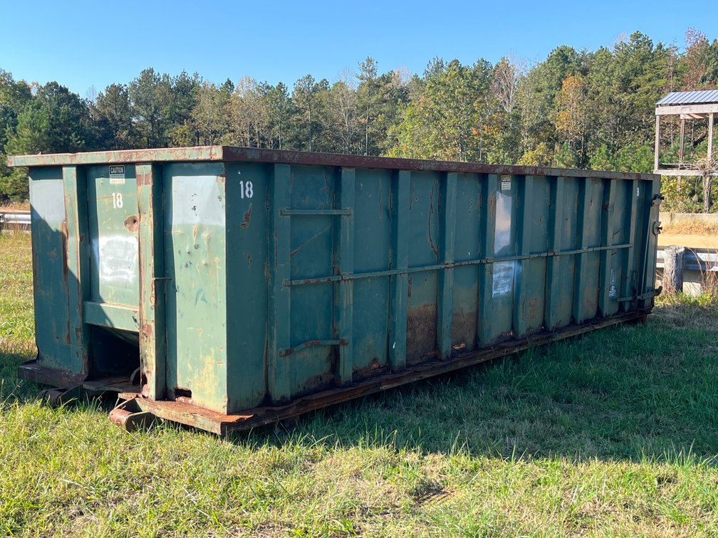 30 Yard Roll-Off Dumpster Container with Rollers