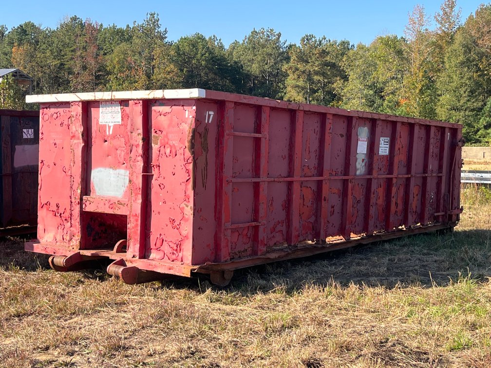 30 Yard Roll-Off Dumpster Container with Rollers
