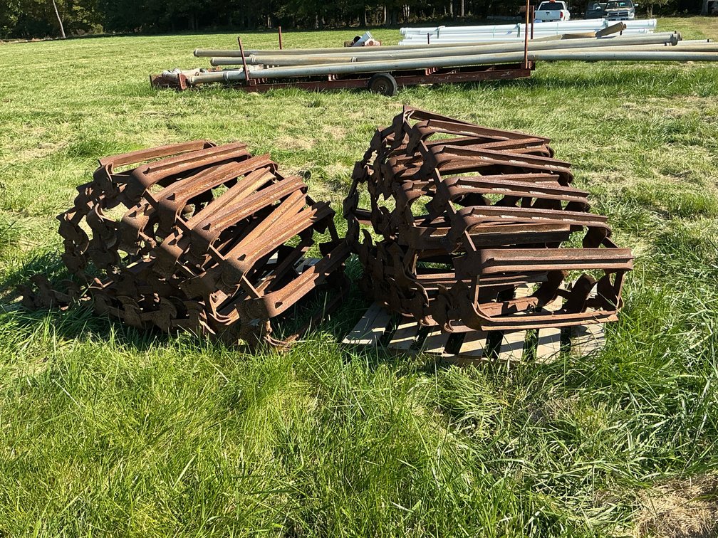Pair of Steel Cleated Over-the-Tire Tracks