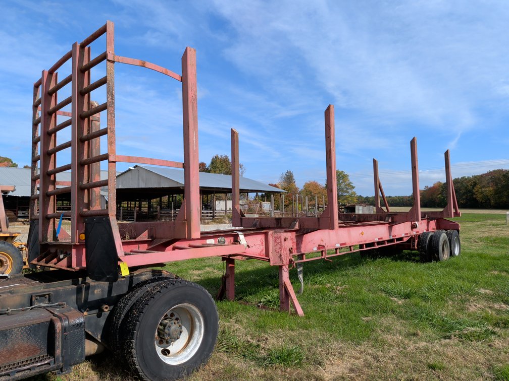 1978 Budd 40 Ft Log Bunk Semi-Trailer